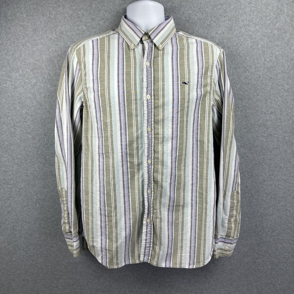 Vineyard Vines Men's Long Sleeve Button Down Shirt Size Medium‎